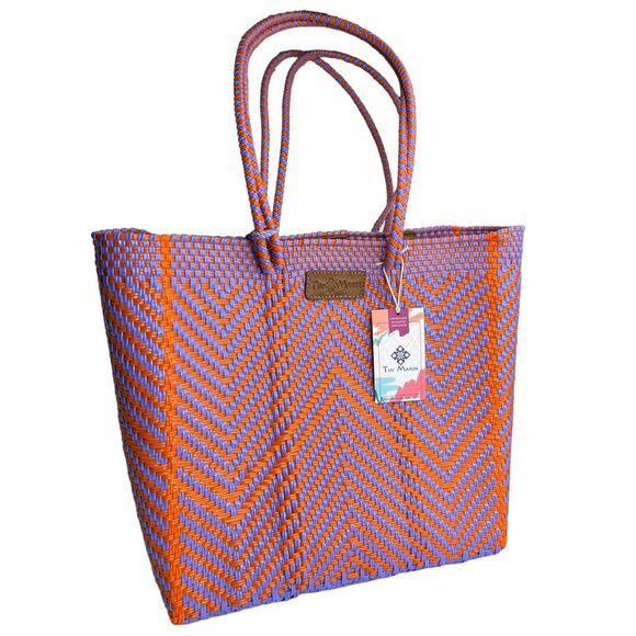 Positano Woven Tote by Tin Marin Brand - Picture 1 of 4